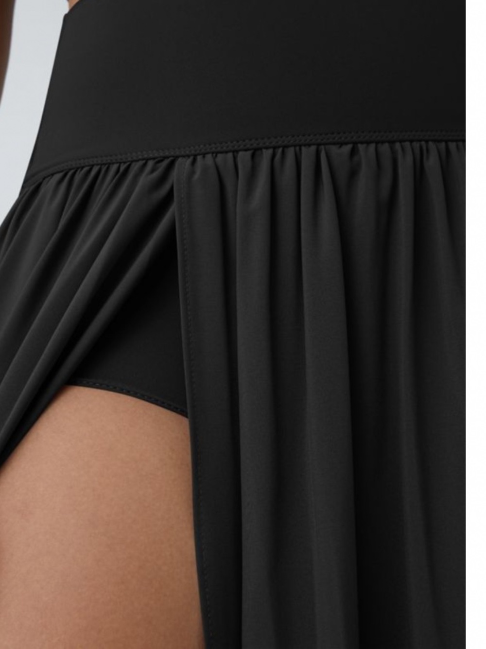 HALARA High Waisted Split 2-in-1 Flowy Quick Dry Maxi Casual Skirt - Picture 6 of 6